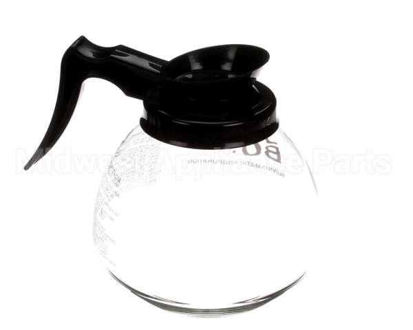 42400.0101 Bunn Decanter,Glass-Blk 12Cup 1Pk