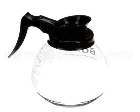 42400.0101 Bunn Decanter,Glass-Blk 12Cup 1Pk