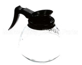 42400.0103 Bunn Decanter,Glass-Blk 12C 3/Cs