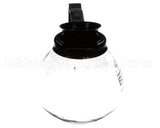 42400.0103 Bunn Decanter,Glass-Blk 12C 3/Cs
