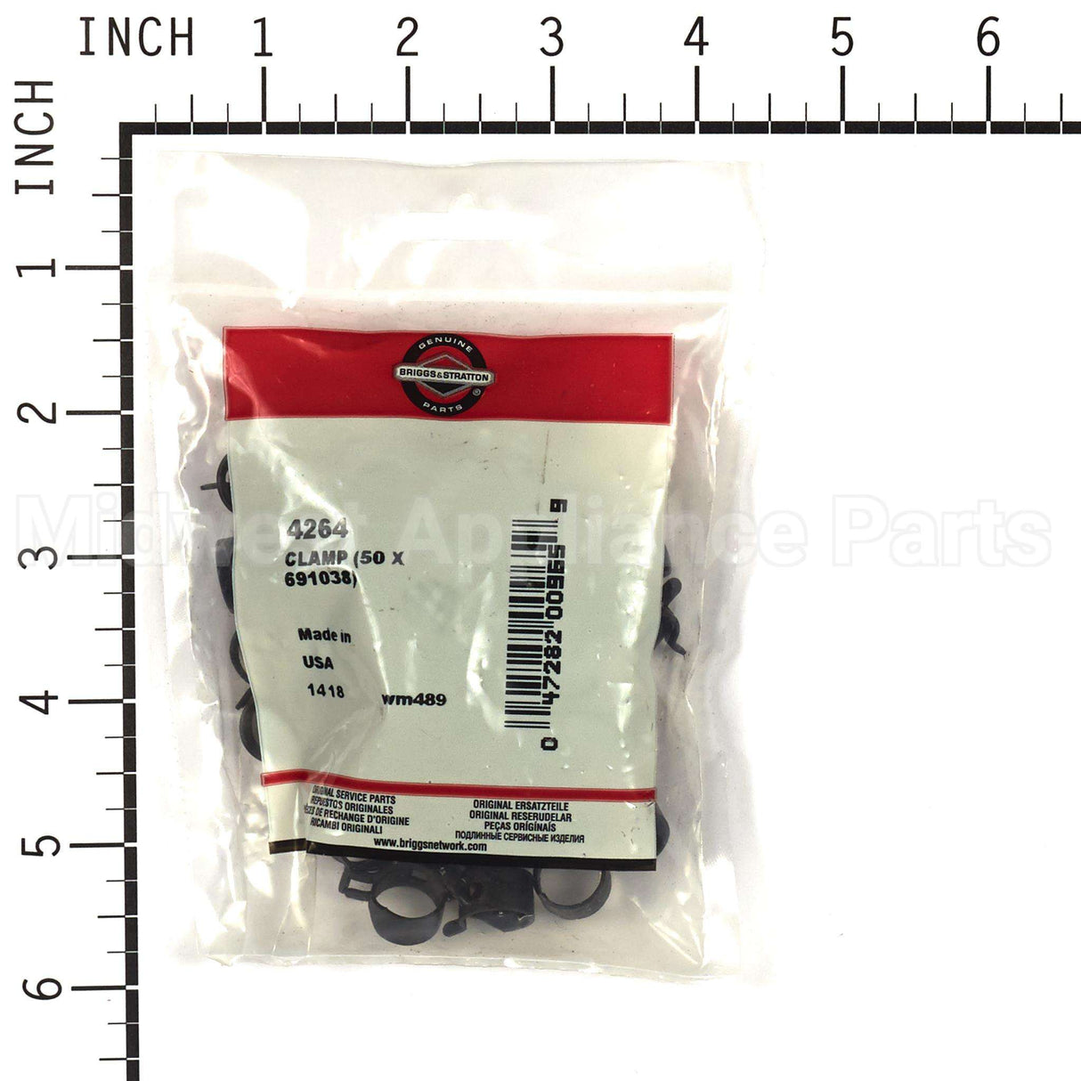 4264 Briggs & Stratton Clamp (50 X 691038)