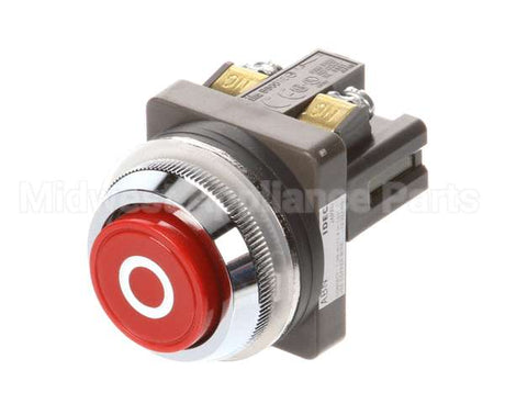 42MC-Y74 Biro Stp Btn, Red W/Ext Hd,Std Ring