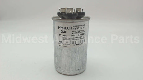 43-25133-03 Rheem-Ruud 35/3M 370V Round Dual Capcitor
