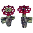 43045 Compatible Blodgett Water Gauge Valve Set 1/2" X 5/8" Od Glass Tub
