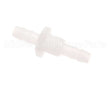 43121.0000 Bunn Fitting, .250 Barb Bulkhead-Kynar
