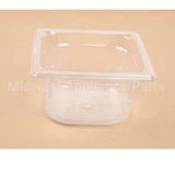 43581 Compatible Silver King 1/6 Size Plastic Pan 4In Deep