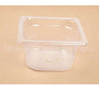 43581 Compatible Silver King 1/6 Size Plastic Pan 4In Deep