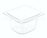 43581 Silver King Pan 1/6 Size 4 In Deep Plastic