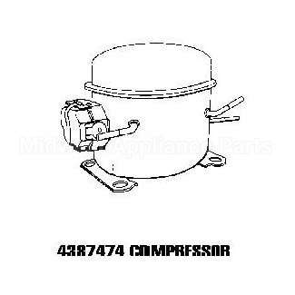 4387474 Whirlpool Compressor