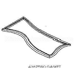 4387590 Whirlpool Gasket-Dor