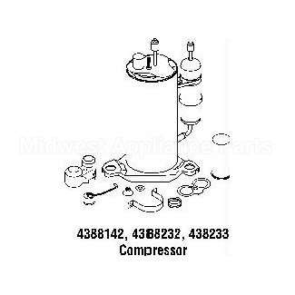 4388142 Whirlpool Compressor