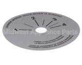 4400349 Univex Label,Srm20-40 Speed Control (98)(P)