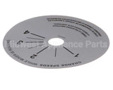 4400349 Univex Label,Srm20-40 Speed Control (98)(P)