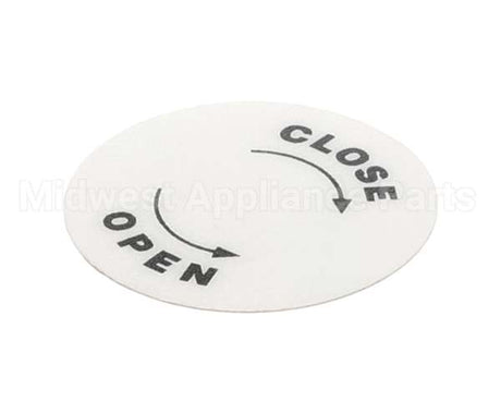 4400518 Univex Label, Open/Close Bc18