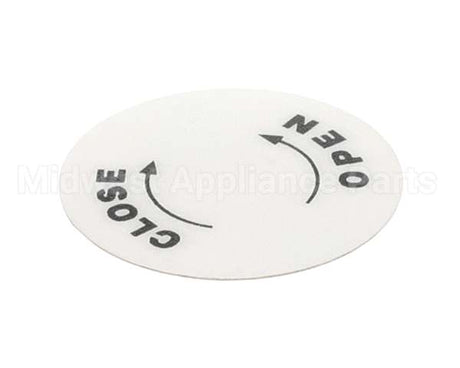 4400518 Univex Label, Open/Close Bc18