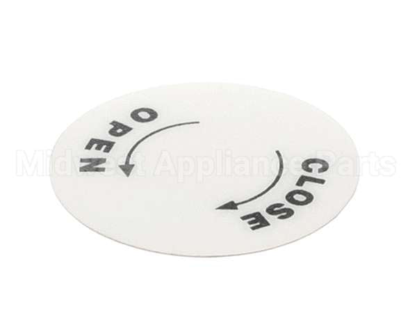 4400518 Univex Label, Open/Close Bc18