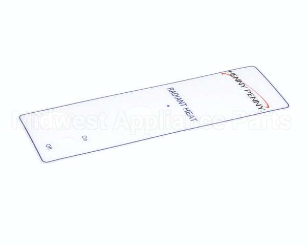 44009 Henny Penny Decal - Kfc Top Control Panel