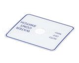 44030 Henny Penny Decal-Hcw-Kfc Water Control