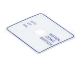 44030 Henny Penny Decal-Hcw-Kfc Water Control
