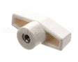 45-01286 Master-Bilt Knob, 1/4-20, White Plastic Tw