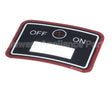 4512759 Garland Overlay On-Off 30X11Mm