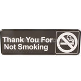 4521 Compatible Vollrath Sign, No Smoking, Blk