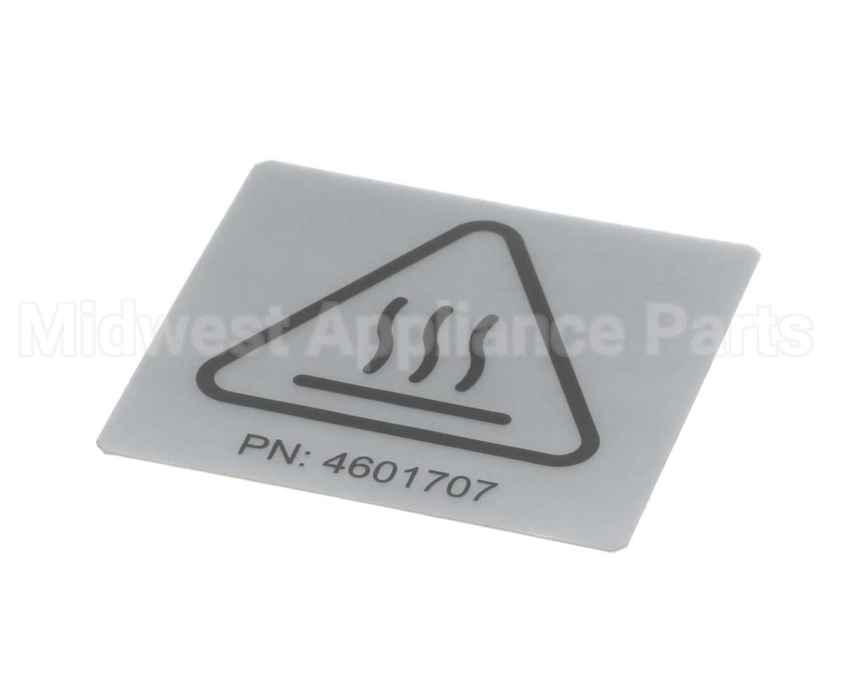 4601707 Garland Label - Iso Caution Hot