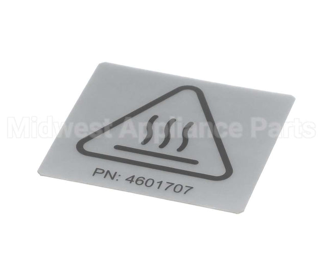 4601707 Garland Label - Iso Caution Hot