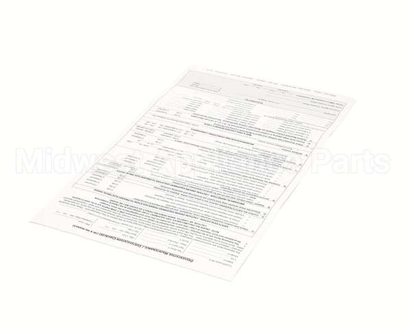 4603181 Garland Preventive Maintenance/ Certif