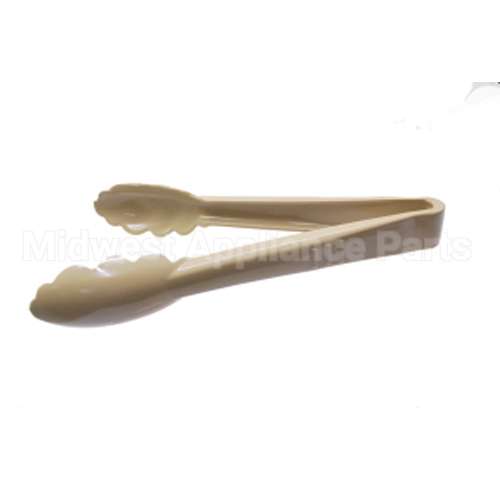460906 Compatible Carlisle Foodservice 9" Beige Plastic Tongs Ser. En