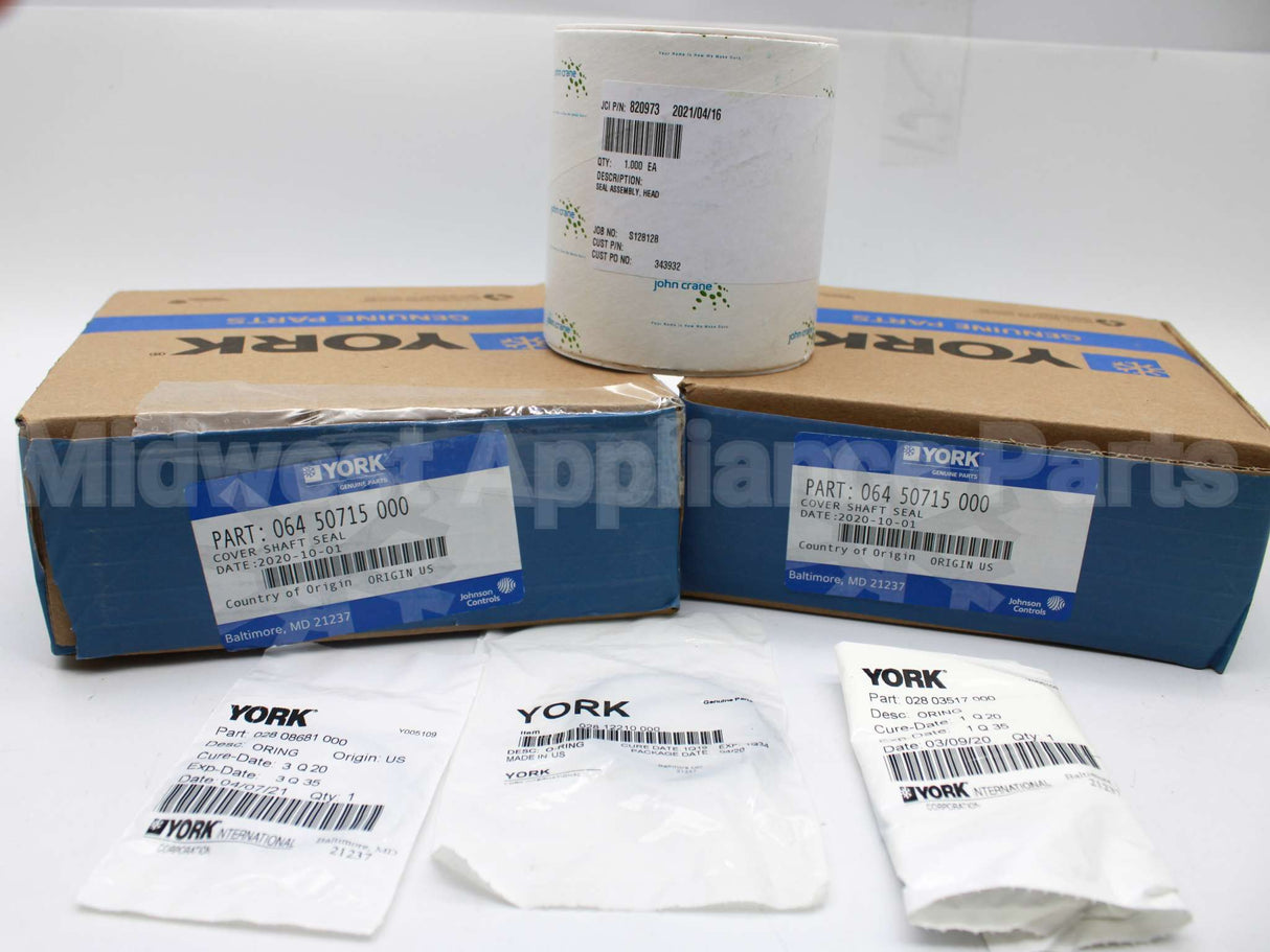 464-50720-000 York Bellows Shaft Seal