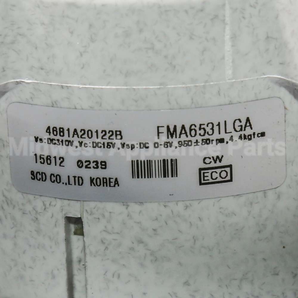 4681A20122B LG Motor Assembly,Dc,Outdoor