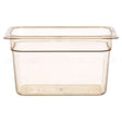 46HP-772 Compatible Cambro Pan, Food, H-Pan, 1/4, 6"D, Amber