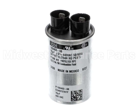 46W21 Lennox Run Cap 10Mfd At 440Vac Round