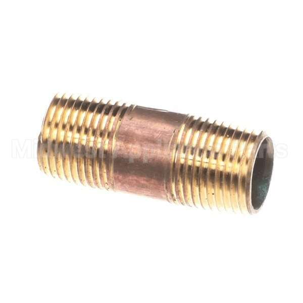 4730-207-19-00 Compatible Jackson Nipple, Brass 1/2 X 2