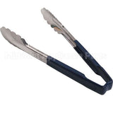 4780930 Compatible Vollrath Tong Blue/Ss 9.5 In Scallop Grip