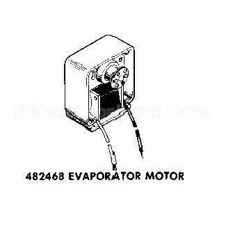 482468 Whirlpool Motor-Evap