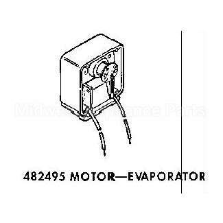 482495 Whirlpool Motor-Evap
