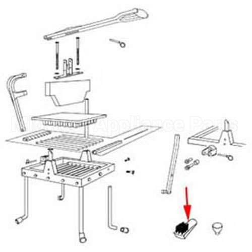 48364 Compatible Nemco Brush, Lettuce Cutter