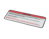 48389 Nemco Label, Notice, 6625