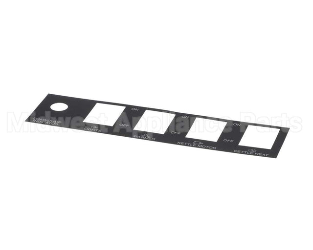 48542-30 Gold Medal Products Rocker Switch Label, 5 Pn