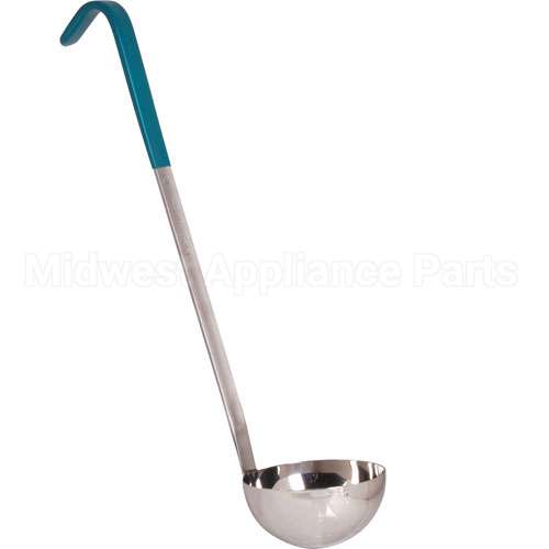 4980655 Compatible Vollrath Ladle, 6 Oz, S/S, Teal, 13"Hdl