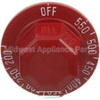 498086-7 Compatible Hobart Dial, Thermostat, Red, 200-550F