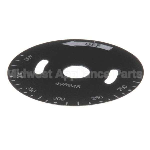 498945 Compatible Hobart Dialplate, Temperature Vcrg