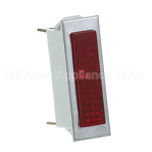 4996-7 Compatible Southbend Signal Light 3/8" X 1-5/16" Red 24V