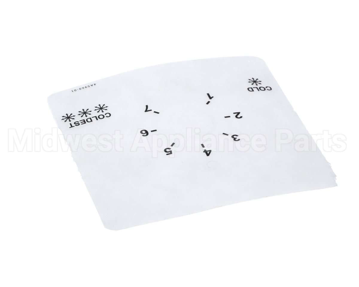 4A5960-01 Hoshizaki Label -Dial
