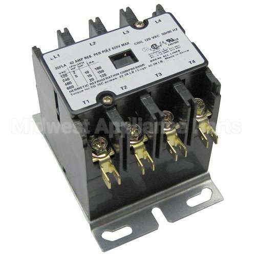 03518 Compatible Cleveland Contactor 4P 30/40A 120V