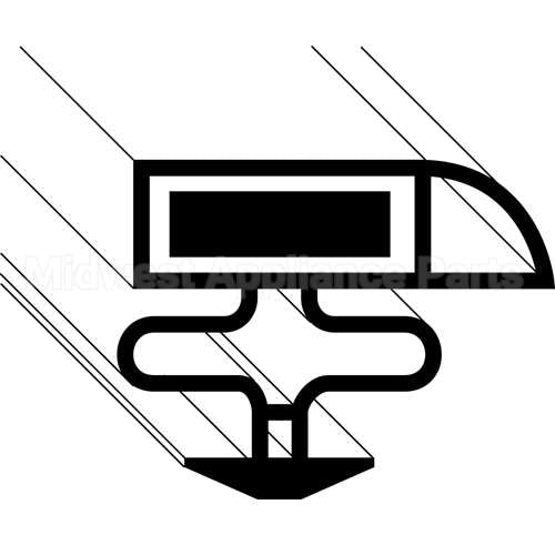 2A5192-23 Compatible Hoshizaki Gasket, Door (60" X 23")