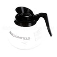 4H-REG10112BL1 Compatible Bloomfield Glass Decanter / Black Handle