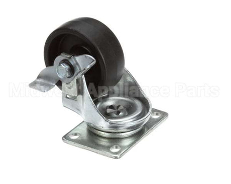 50-0058 Nu-Vu Caster,Locking,3"X1-1/4